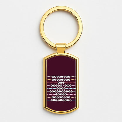 Concert Bracelets  Gold Keyring