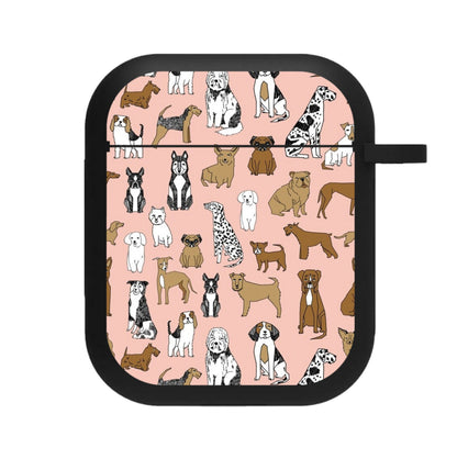 Dog Breeds - Animal Pattern AirPods Case