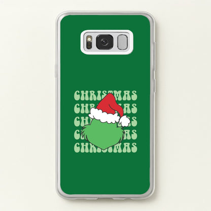 Green Creature Christmas Galaxy S8 Plus Case