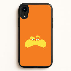 Orange Tree Creature Face iPhone XR Case