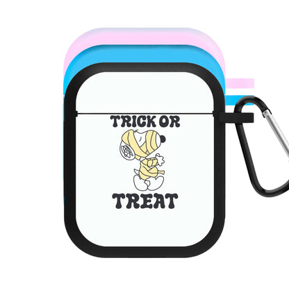 Trick Or Treat Cartoon Beagle AirPods Case