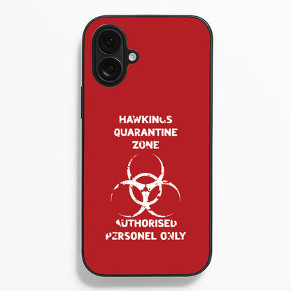Hawkings Quarantine Zone iPhone 16 Plus Case