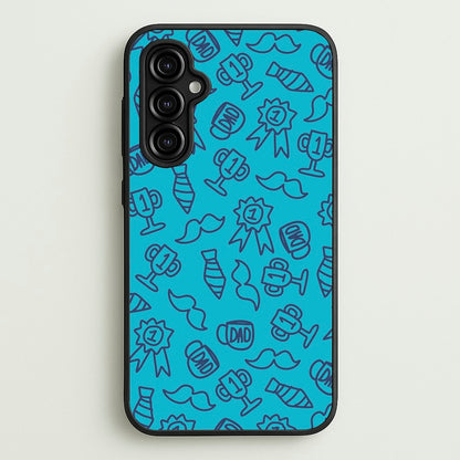 Dad Doodles Pattern Galaxy A14 Case