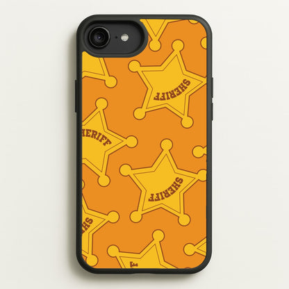 Sheriff Badge Pattern iPhone 6 Plus / 7 Plus / 8 Plus Case