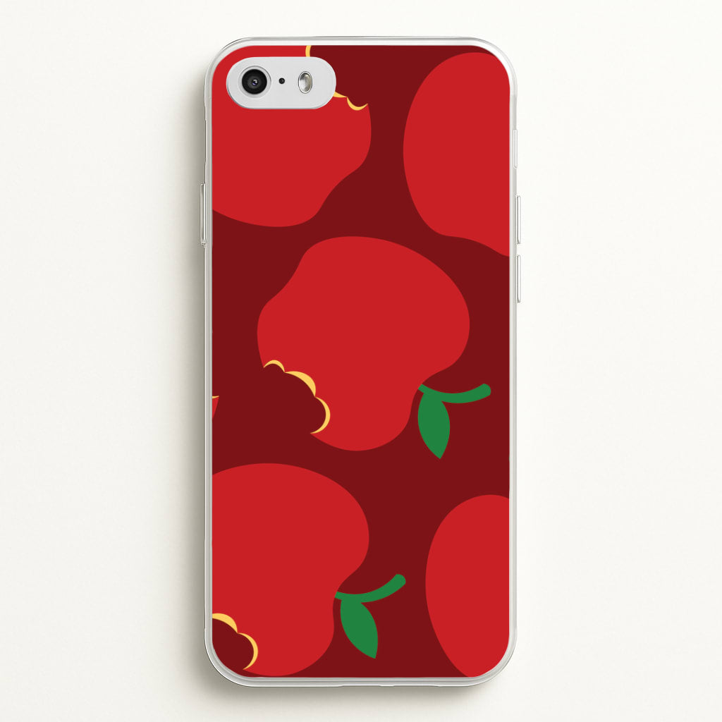 Teacher Apples Pattern iPhone 5 / 5s / SE 2016 Case