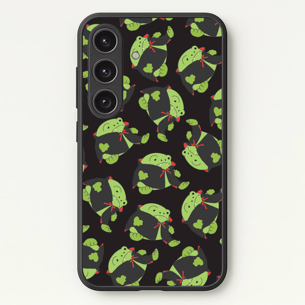 Vampire Frog Pattern  - Halloween Galaxy S24 Plus Case