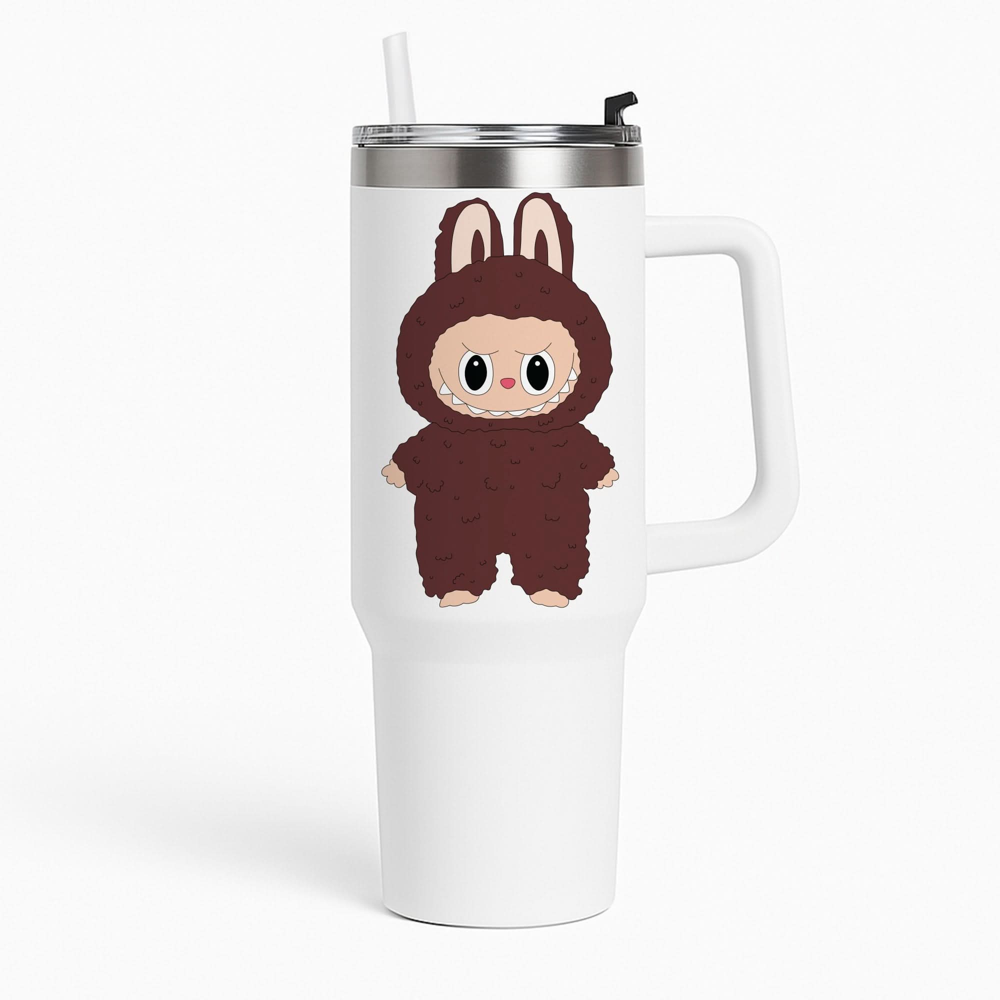 Cute Brown Monster Tumbler