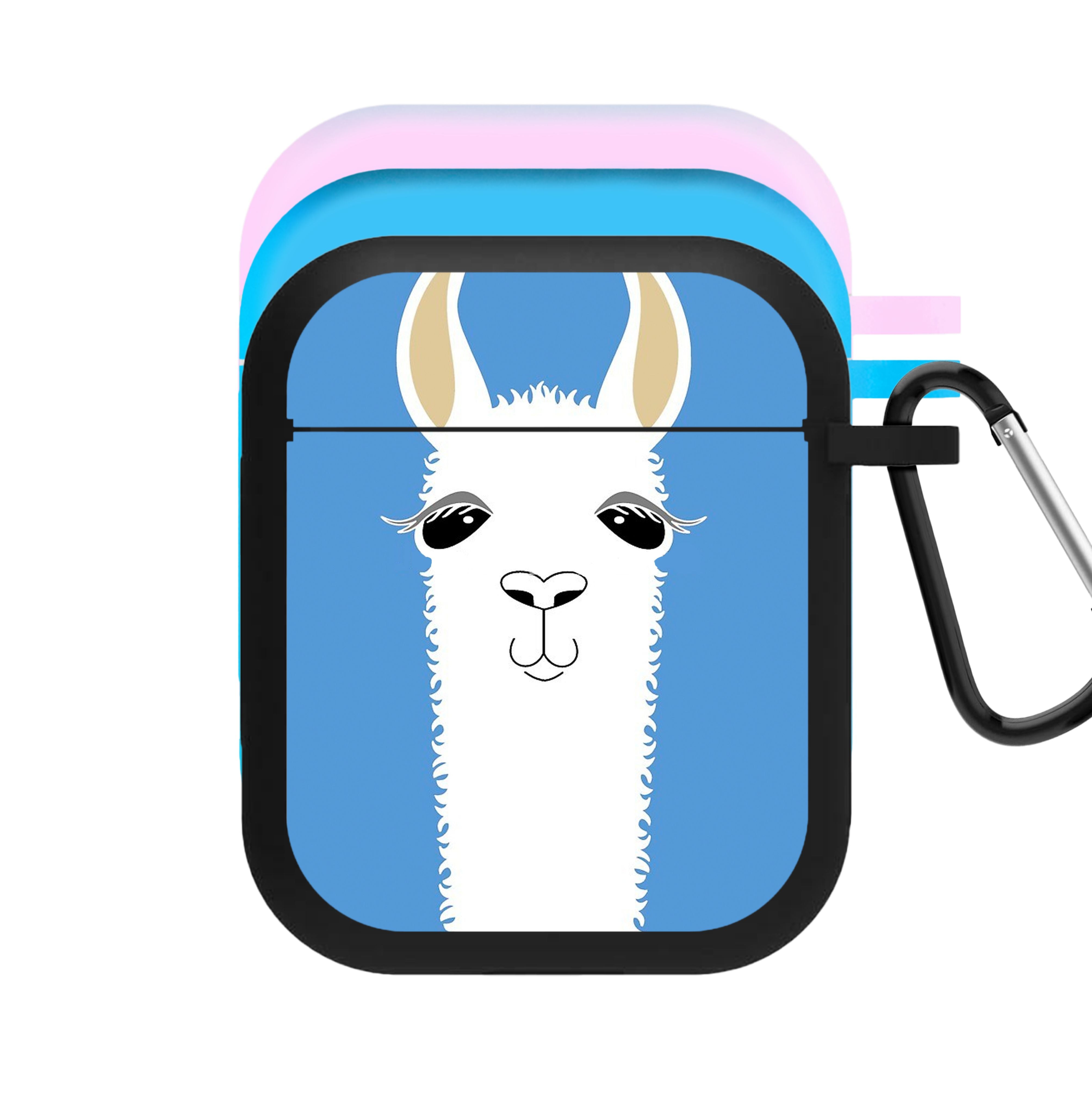 Llama Portrait AirPods Case