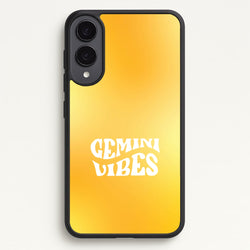 Gemini Vibes Gradient Zodiac Galaxy S25 Edge Case
