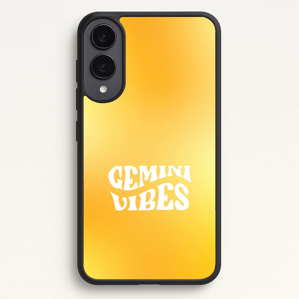 Gemini Vibes Gradient Zodiac Galaxy S25 Edge Case
