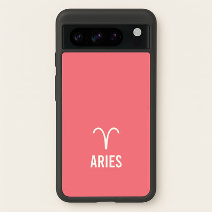 Aries Pastel Zodiac Google Pixel 8 Pro Case