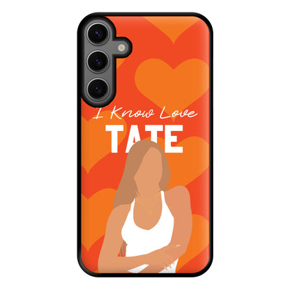 I Know Love Pattern Galaxy S25 Case