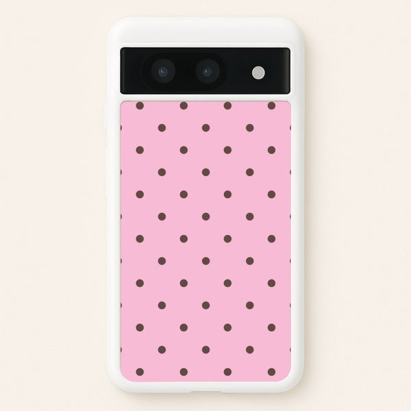 Strawberry Polka Dots Google Pixel 8a Case