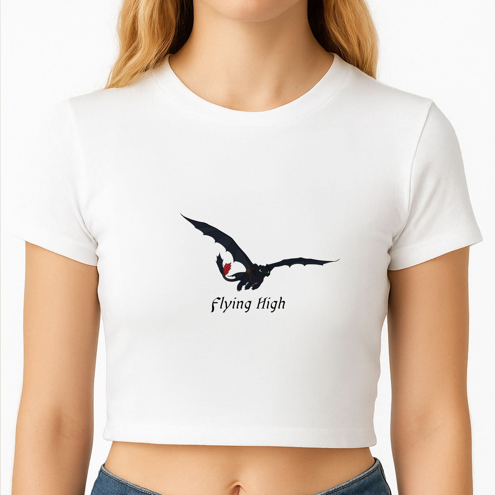 Dragon Flying High Crop Top