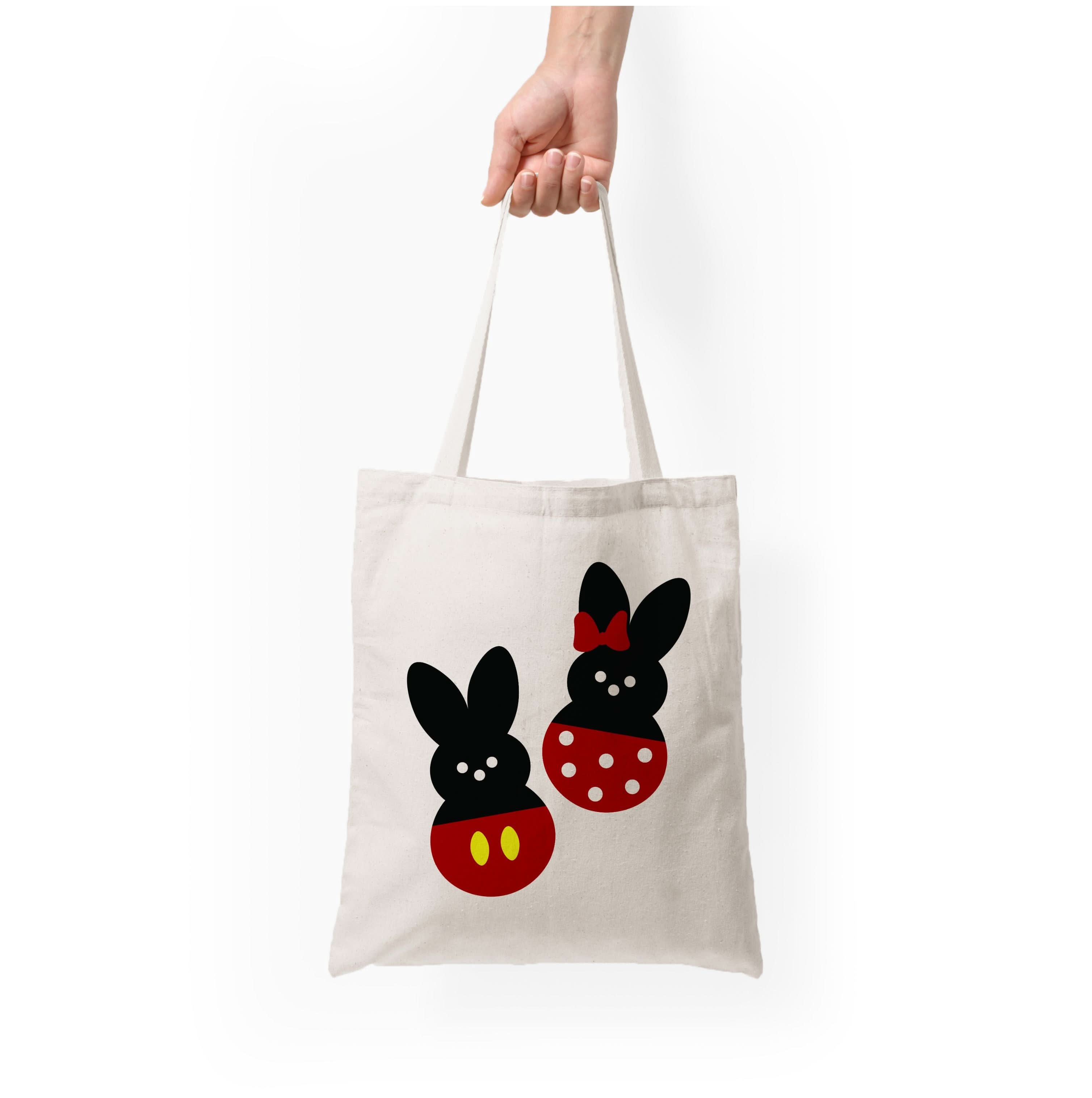 Mouse Peeps Pattern Tote Bag