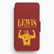 Lewis Red And Gold Flip / Wallet Phone Case 1