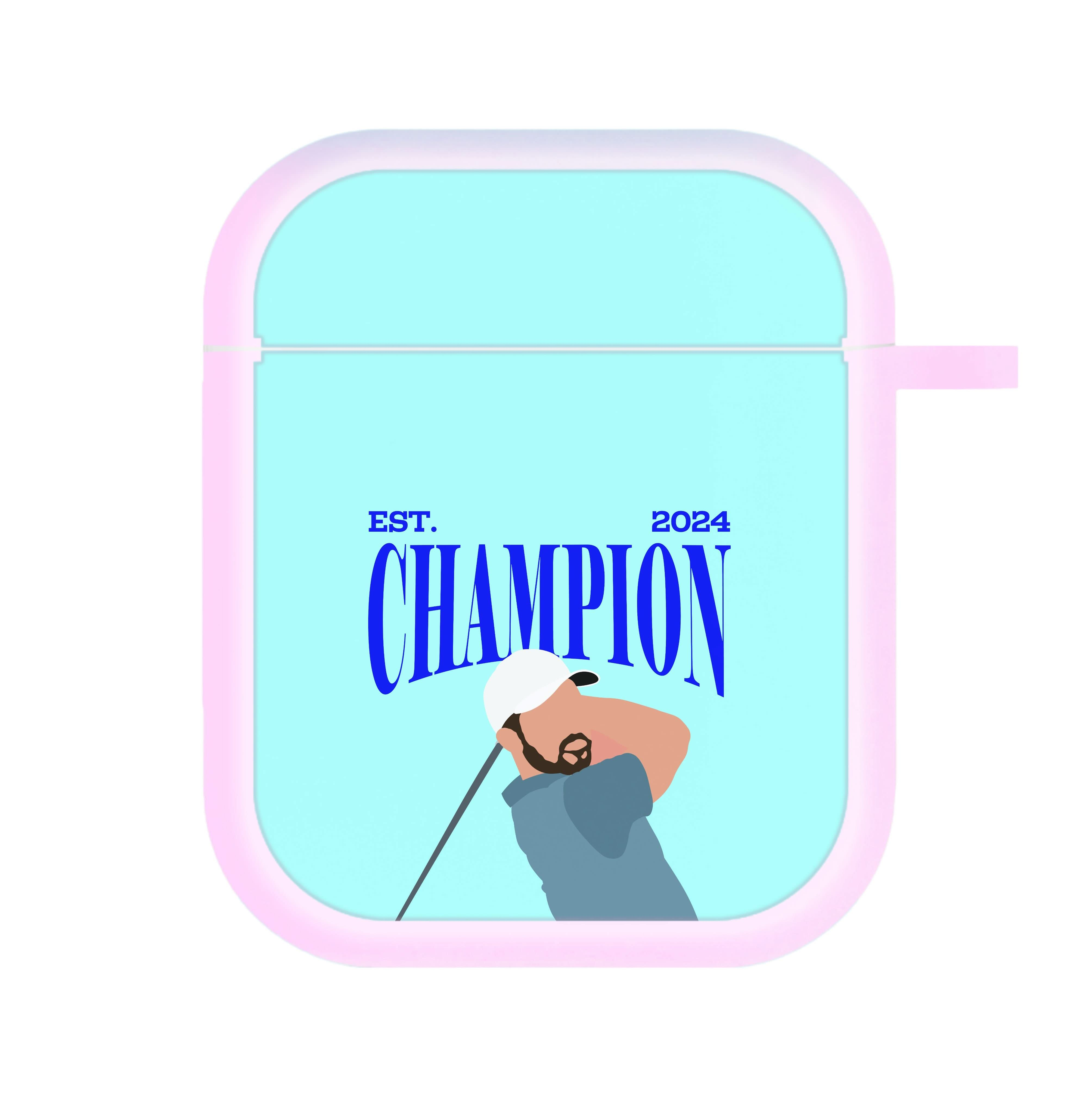 Schauffele Champion 2024 AirPods Case