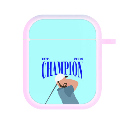 Schauffele Champion 2024 AirPods Case