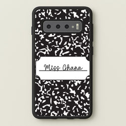 Personalised School Notebook Galaxy S10 Case