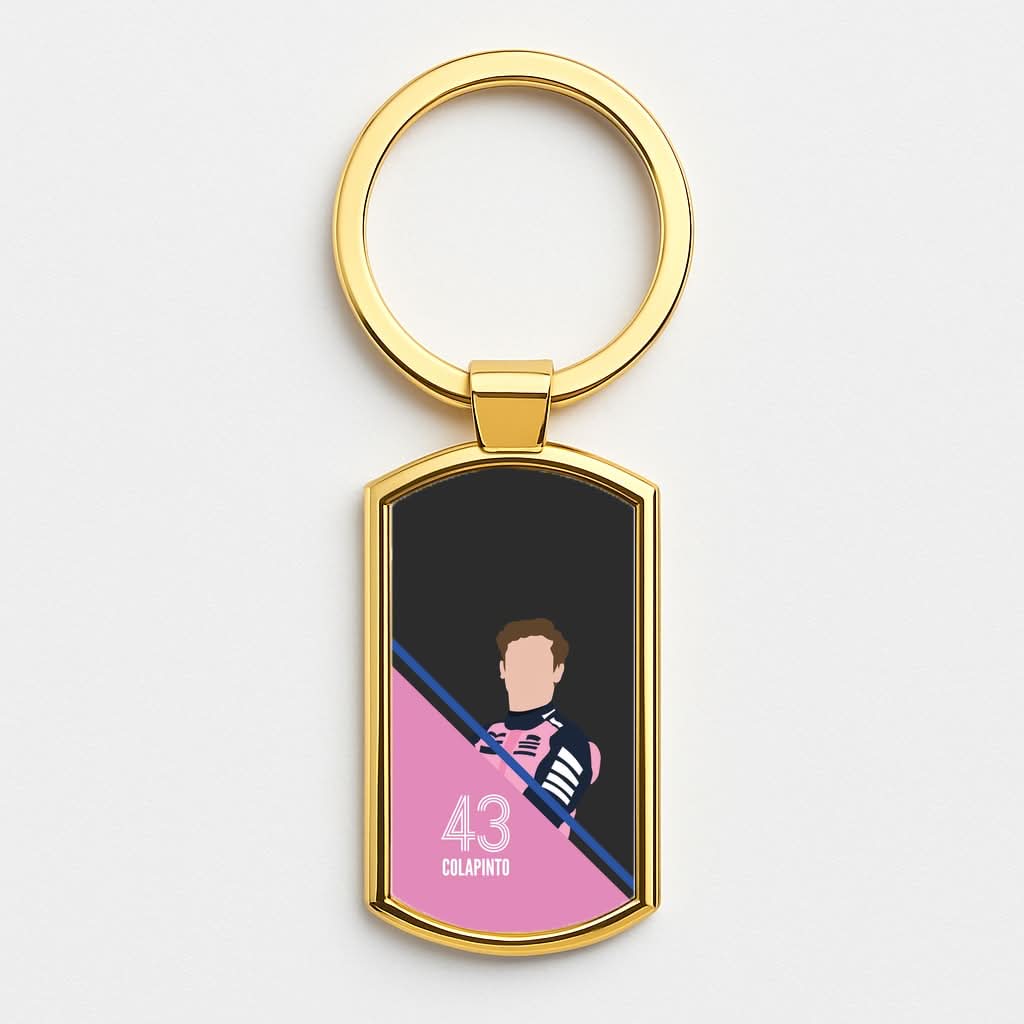 Colapinto 2026 Gold Keyring