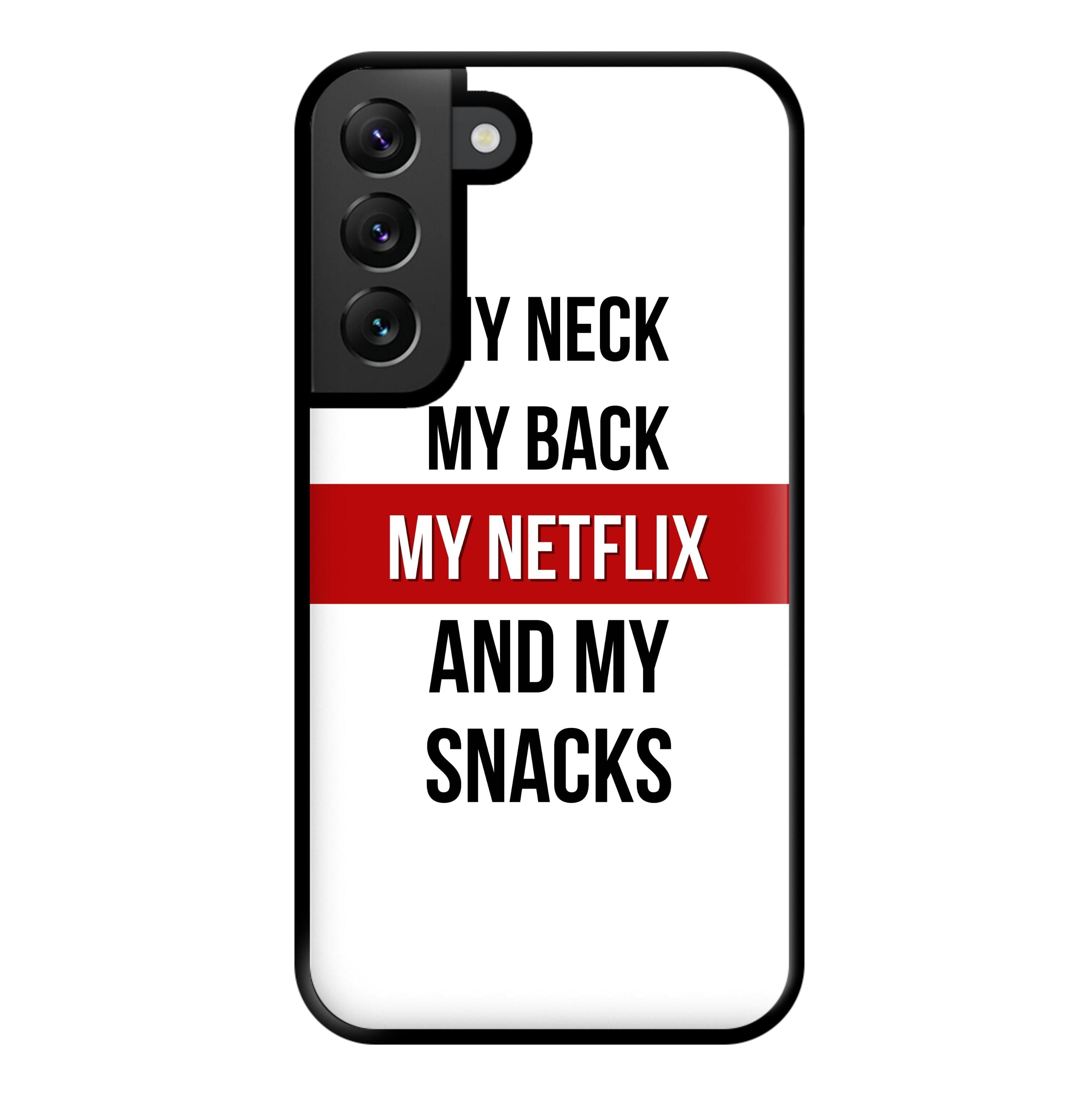 My Netflix & My Snacks Phone Case