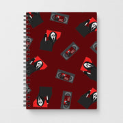 VHS & Ghostface Pattern Notebook 1