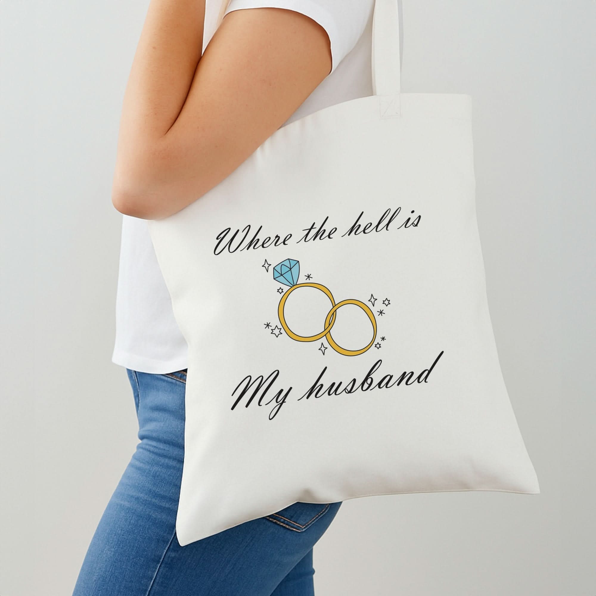 WTHIMH Cartoon Rings Shoulder Bag