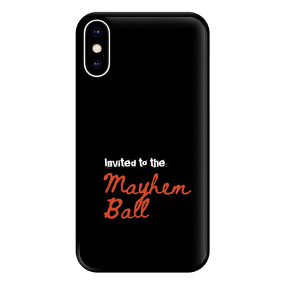 Invited To The Mayhem Ball iPhone XS Max Case