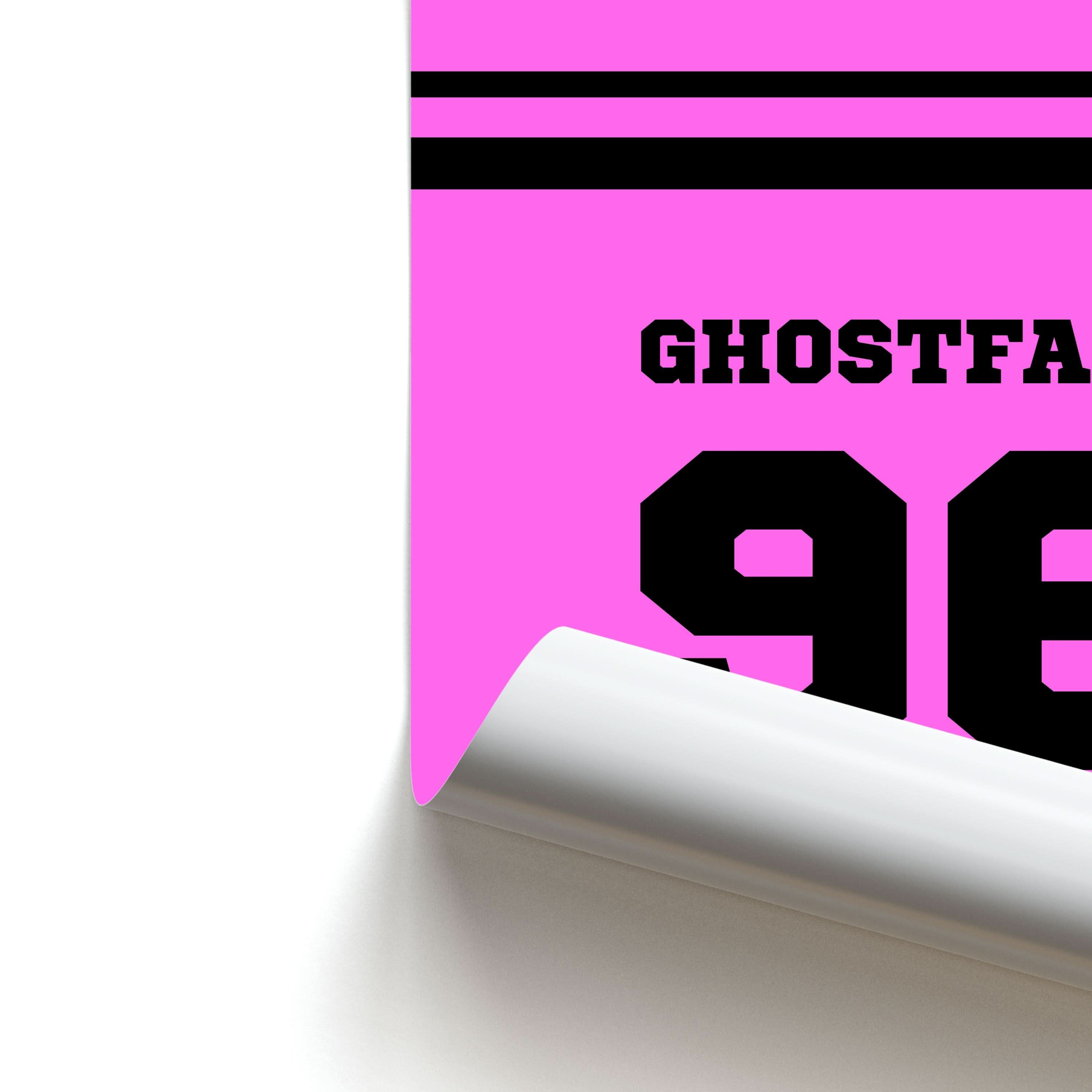 Ghostface 96 Pink Poster