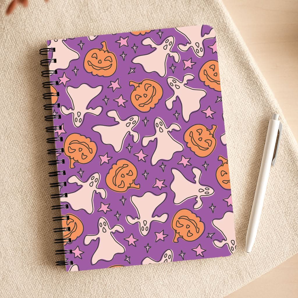 Abstract Halloween Pattern Notepad
