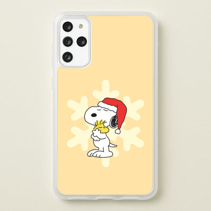 Christmas Cartoon Beagle And Bird  Galaxy S20 Plus Case