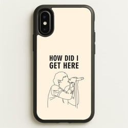 How Did I Get Here Outline iPhone X / XS Case