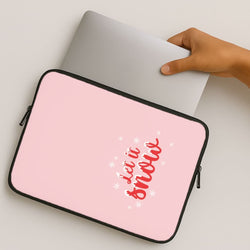 Let It Snow Snowflakes MacBook Cover