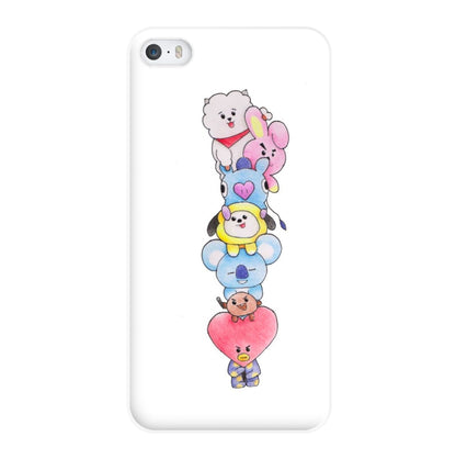 K-Pop Band BT21 Drawing Phone Case