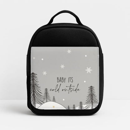 Baby It's Cold Outisde Landscape Insulated Lunch Bag