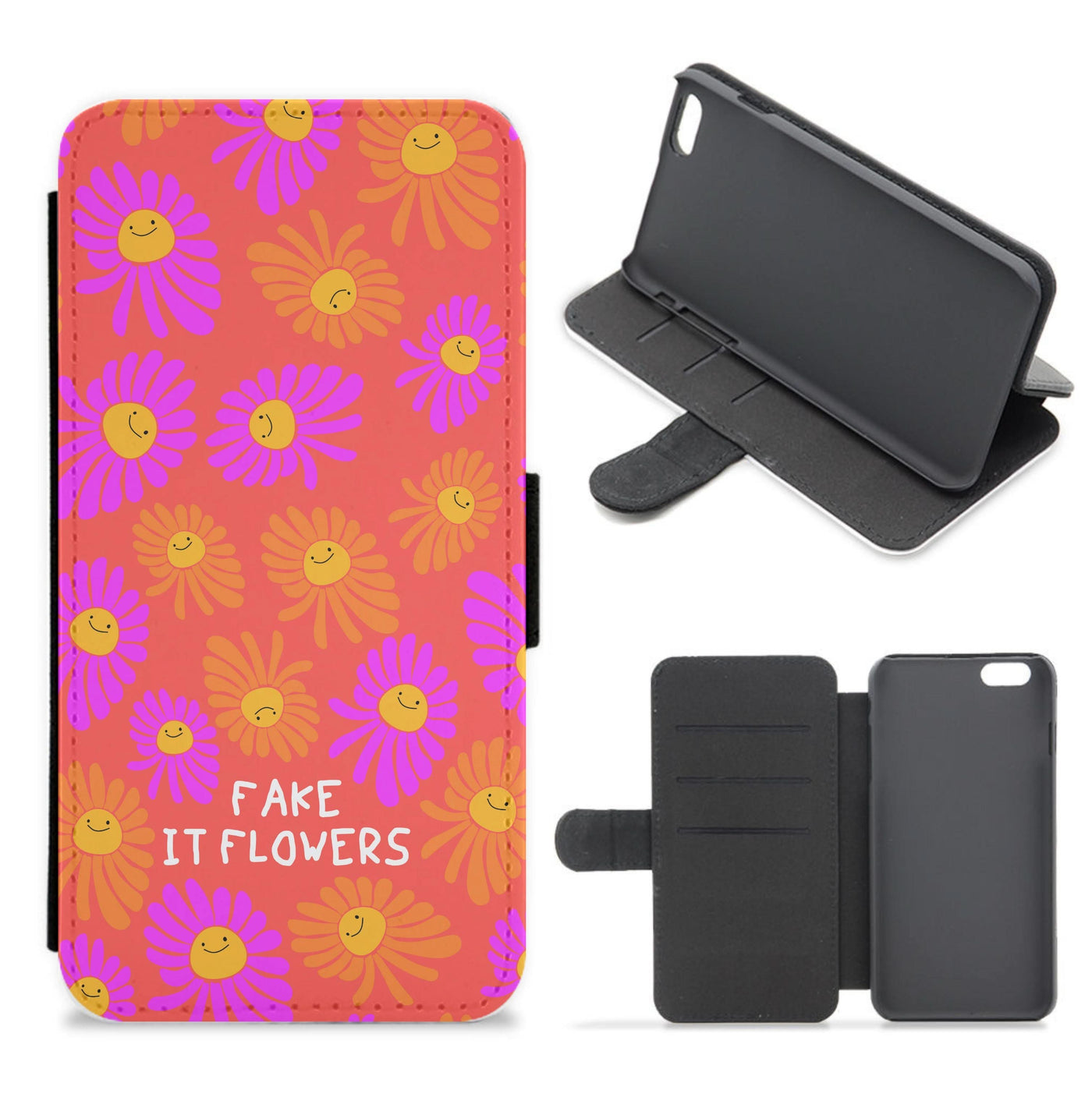 Fake It Flowers Flip / Wallet Phone Case