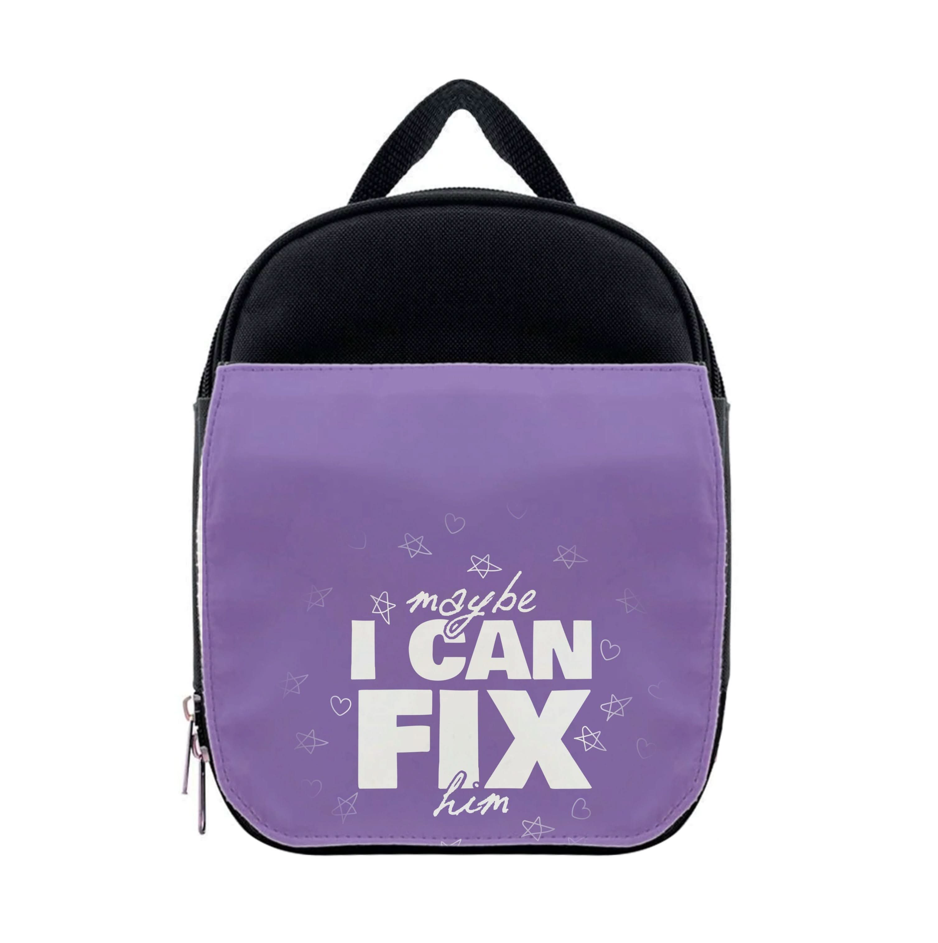 Maybe I Can Fix Him Purple Lunchbox