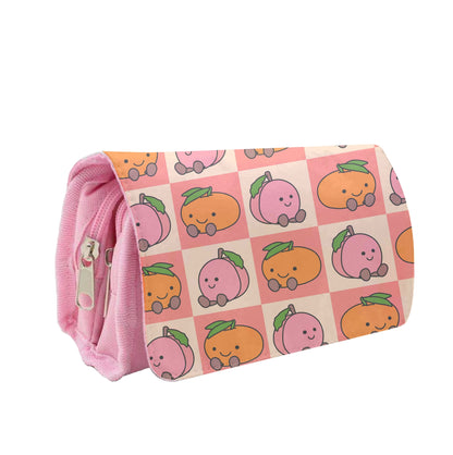 Oranges And Peaches - Plushy Pencil Case