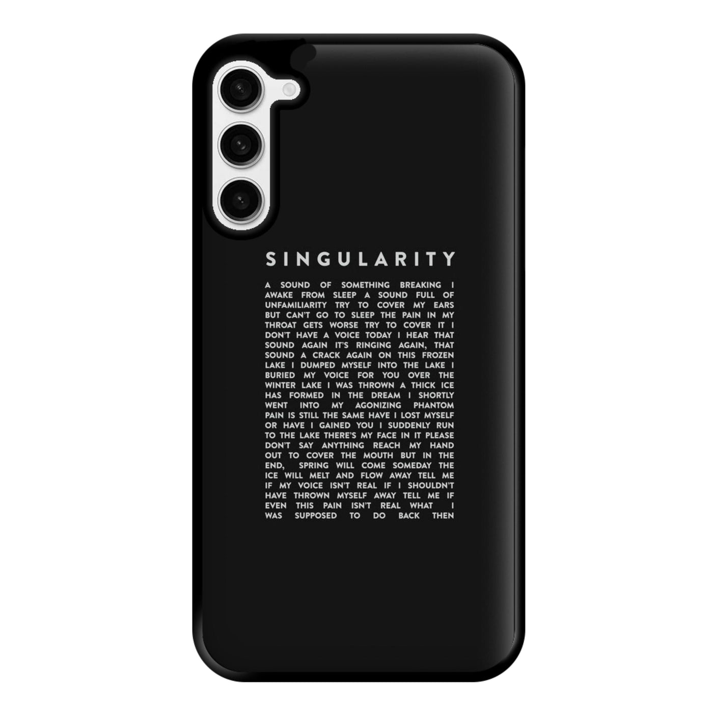 Singularity Lyrics - BTS Phone Case