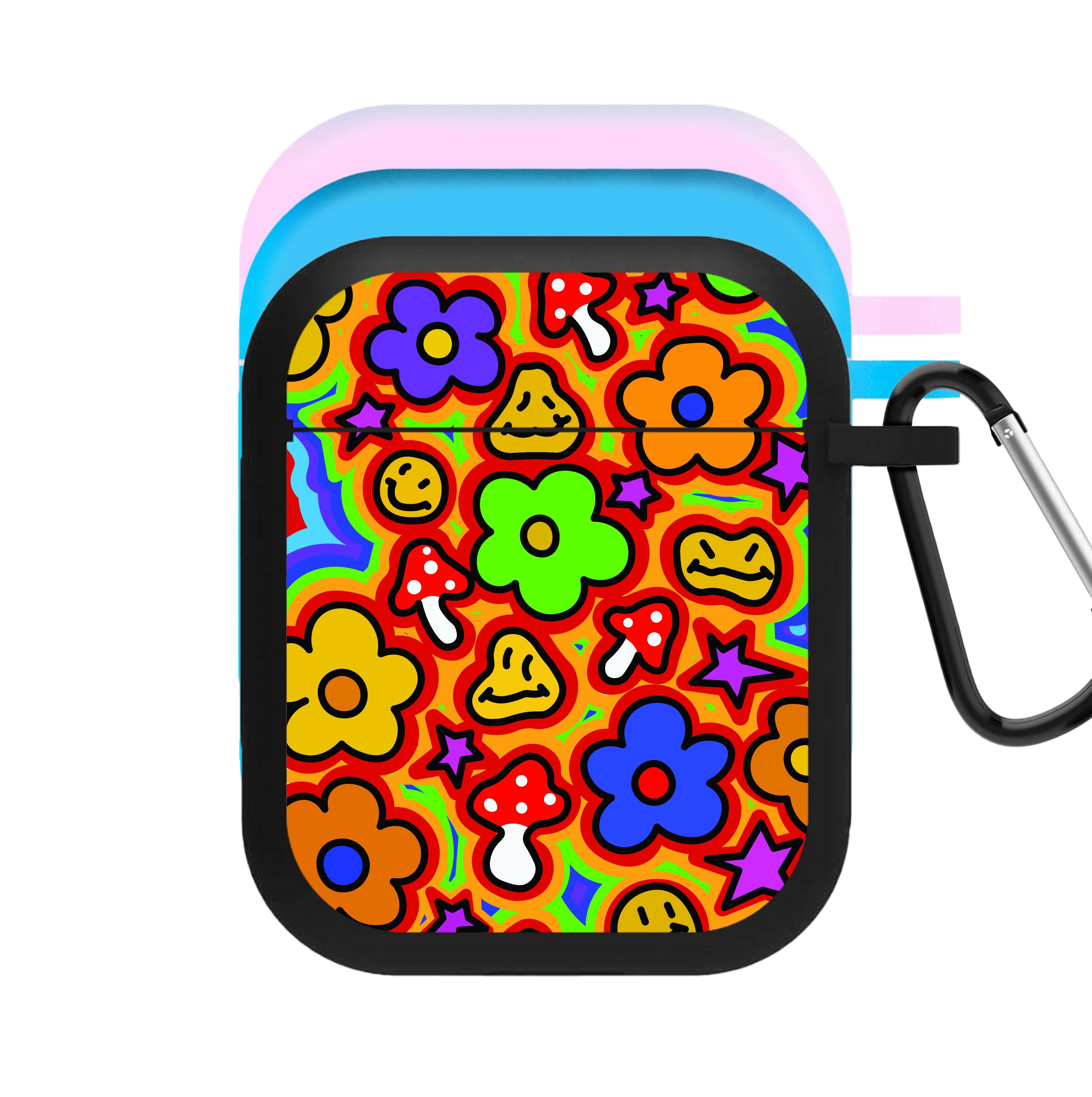 Rainbow Trip - Trippy Patterns AirPods Case