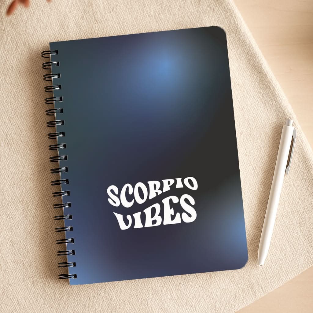 Scorpio Vibes Gradient Zodiac Notepad