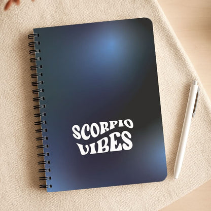 Scorpio Vibes Gradient Zodiac Notepad