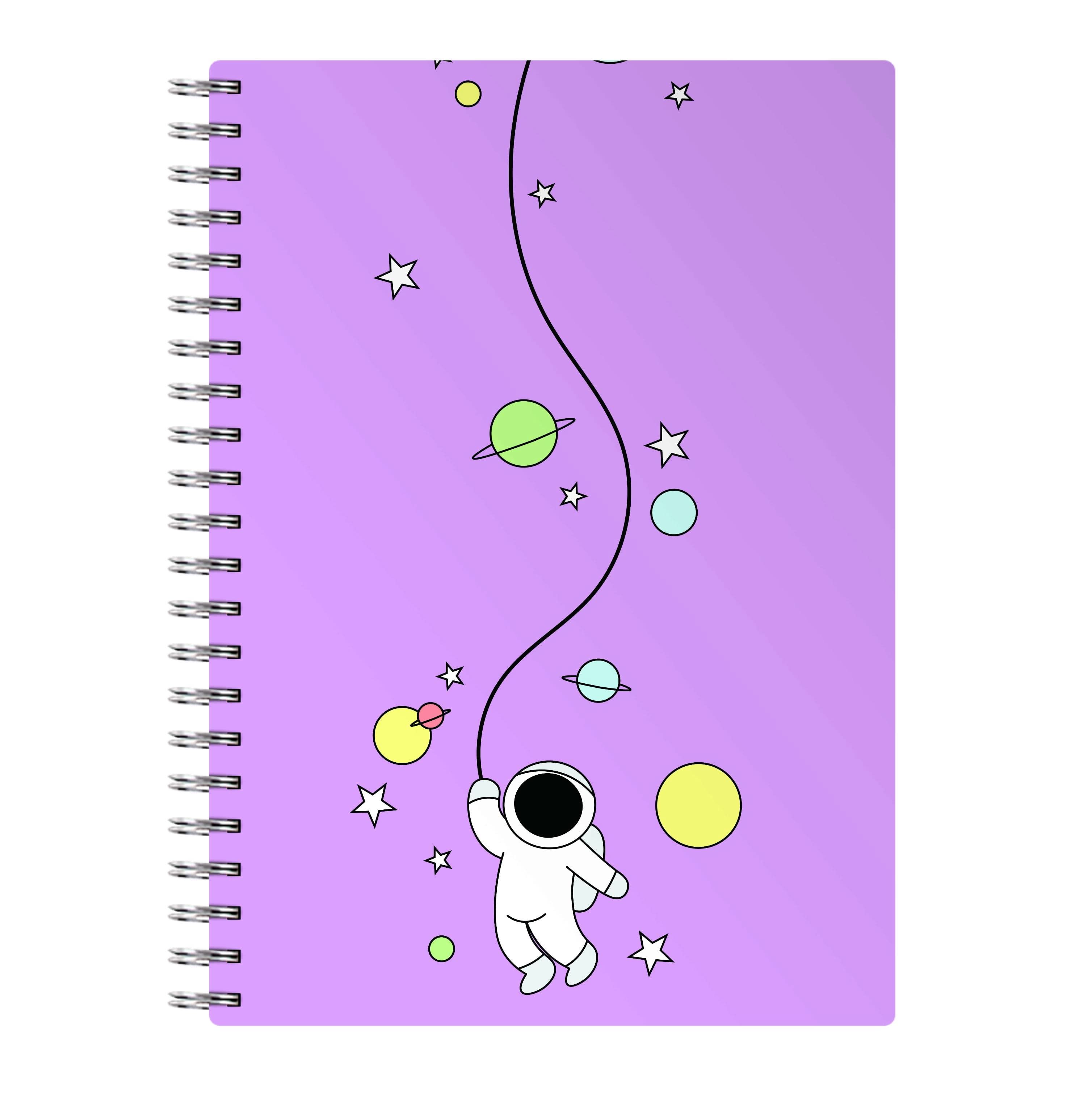 Cute Hanging Astronaut Notebook