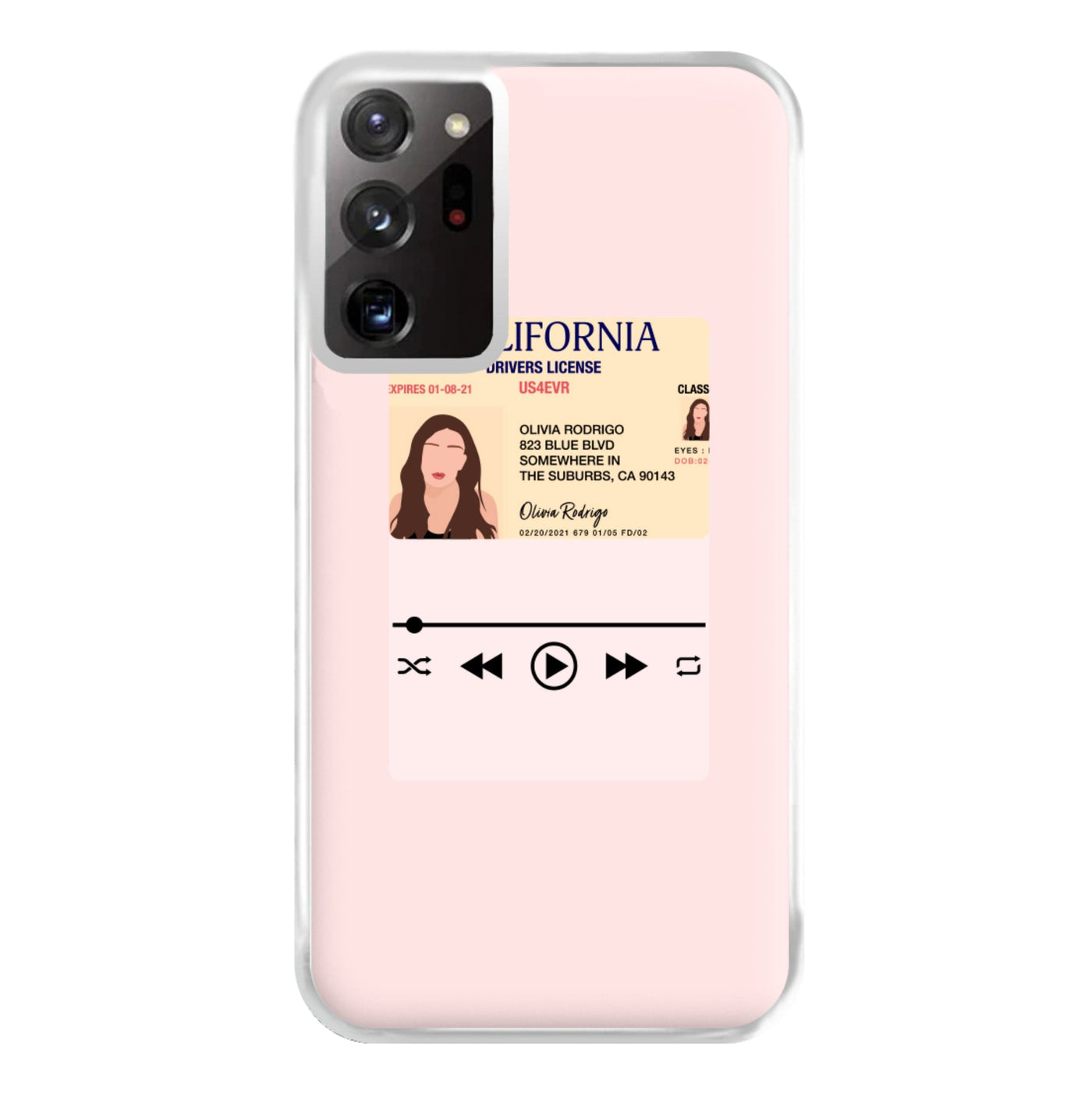 Drivers License - Olivia TikTok Phone Case