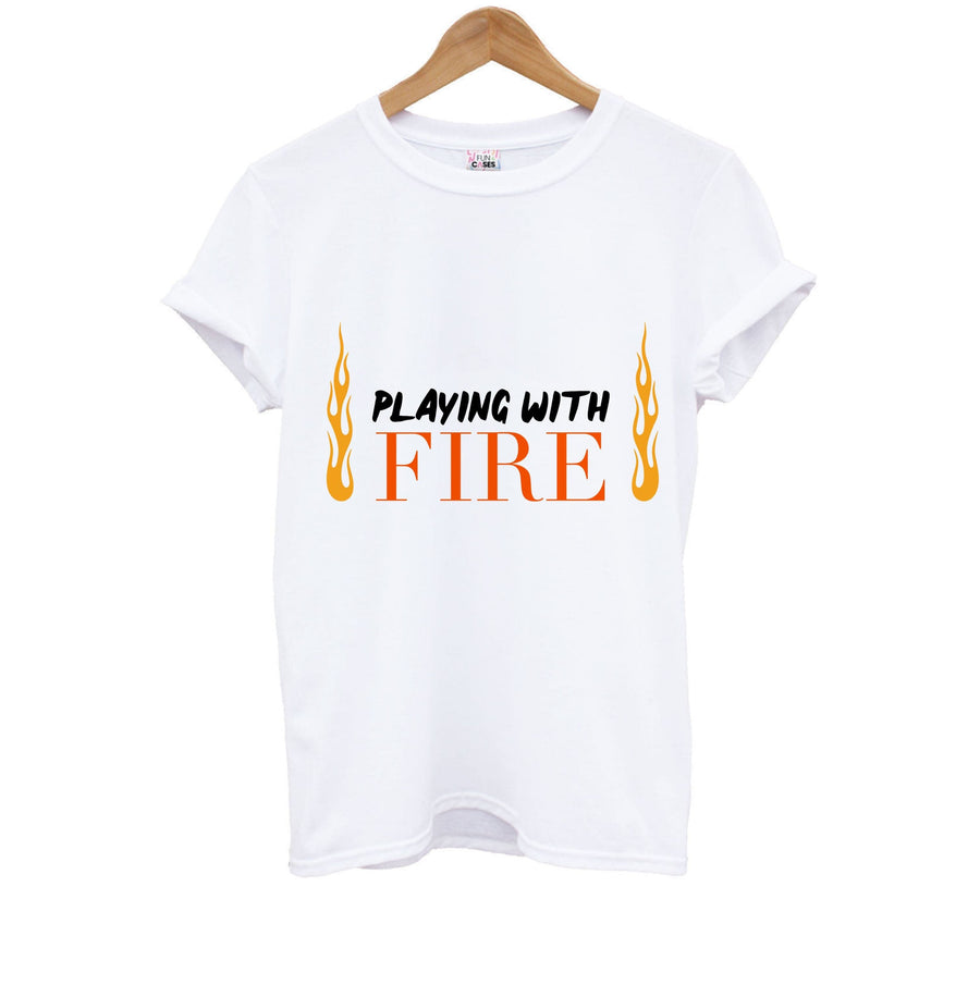 Playing With Fire - N-Dubz Kids T-Shirt