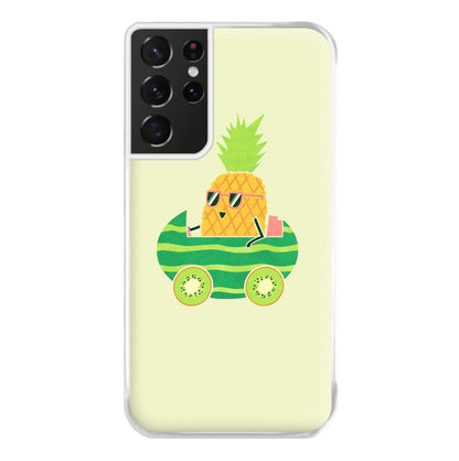 Summer Drive Pineapple Phone Case