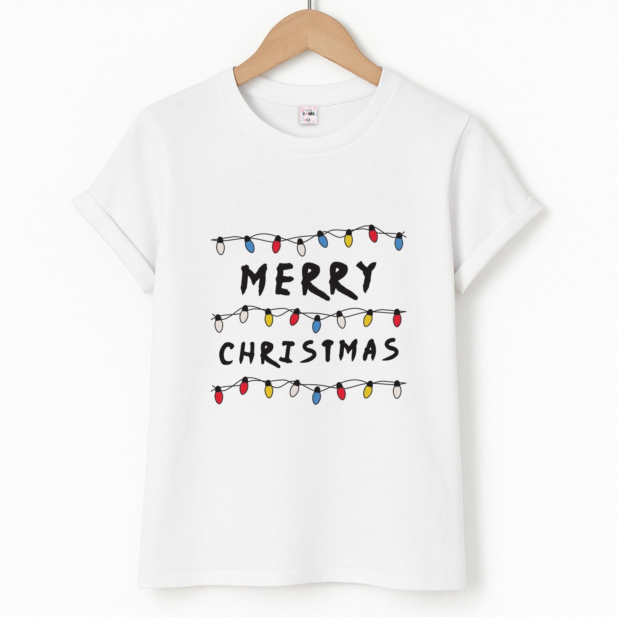Merry Christmas String Lights T-Shirt