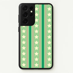 Stars And Stripes Christmas Pattern Galaxy S21 Ultra Case