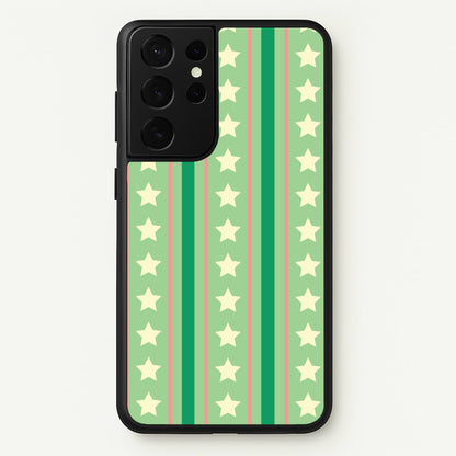 Stars And Stripes Christmas Pattern Galaxy S21 Ultra Case