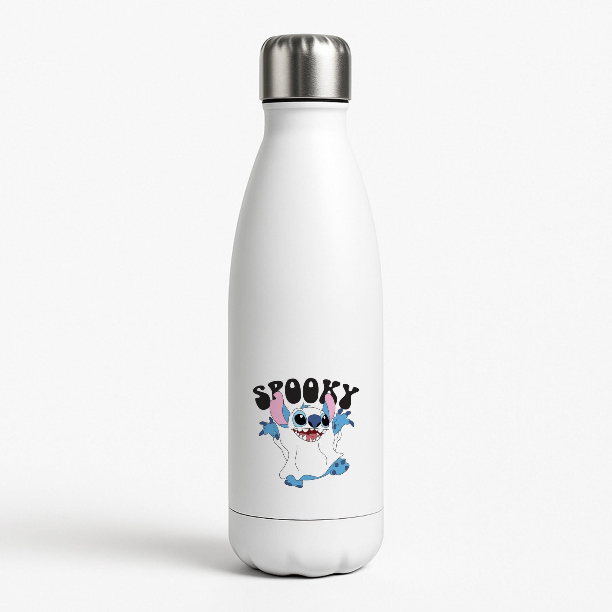 Spooky Cute Blue Alien Water Bottle